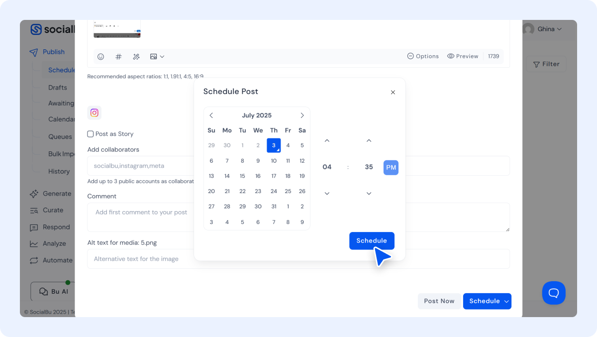 Twitter Threads Scheduling Using SocialBu