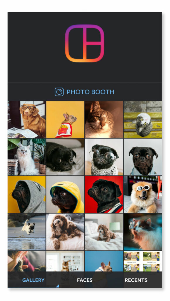 Using the "Layout” App