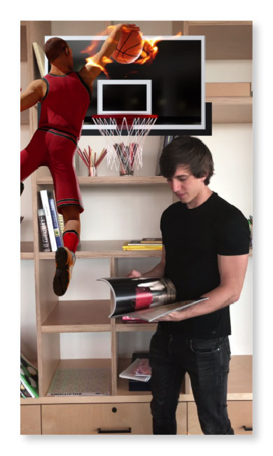 NBA dunk cam Instagram Filter