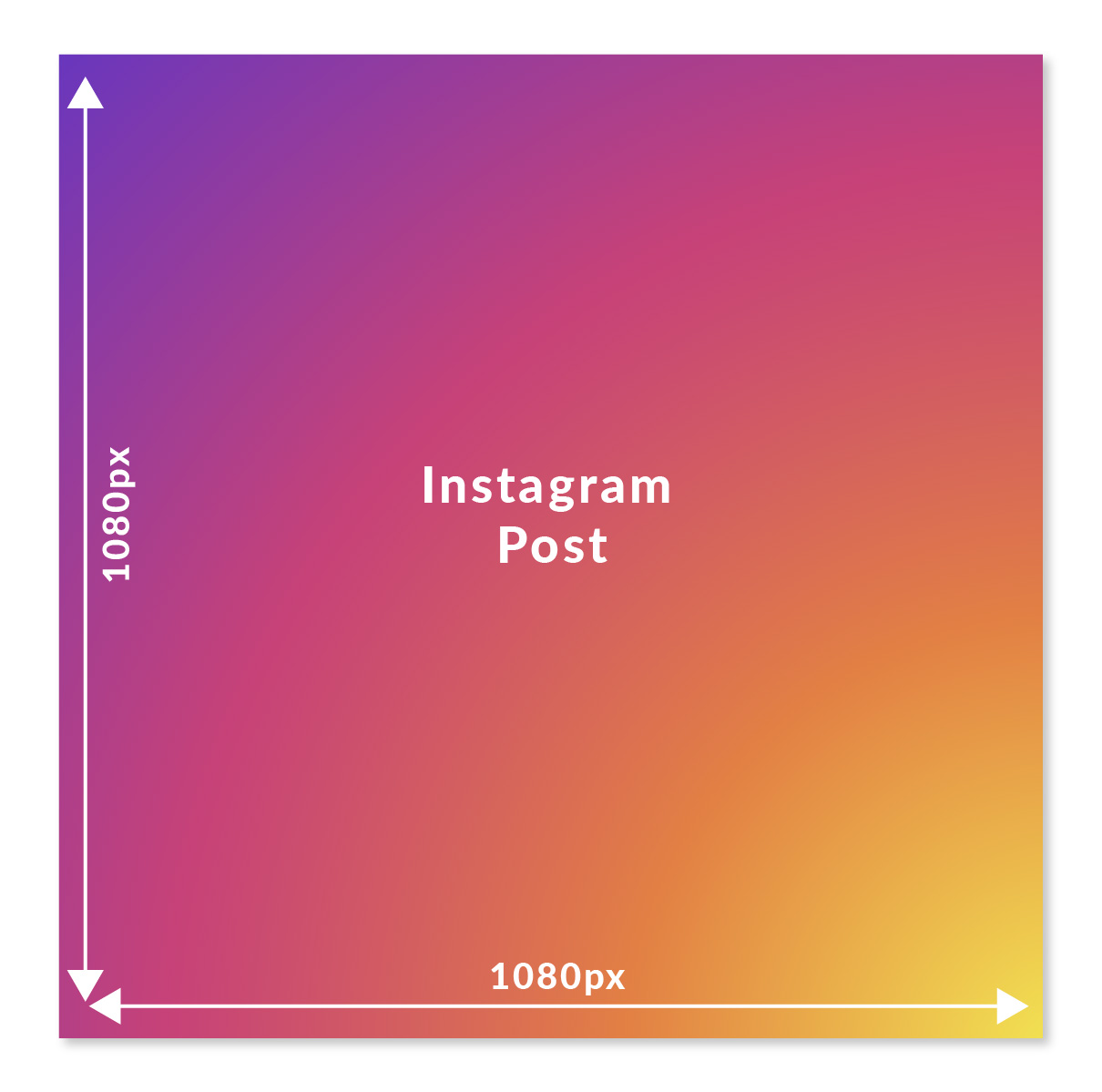 Instagram square photo dimensions