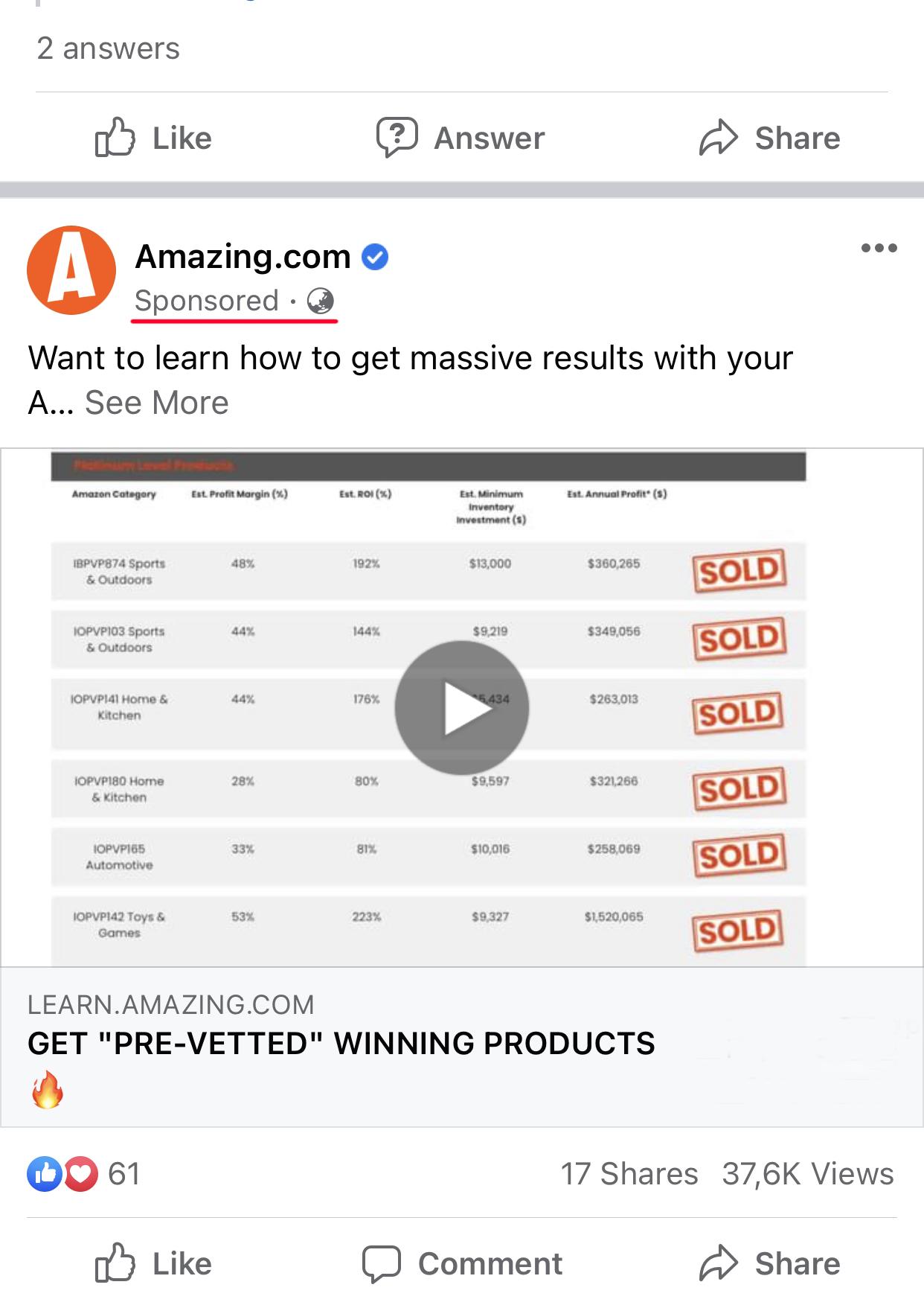 Social media Ads