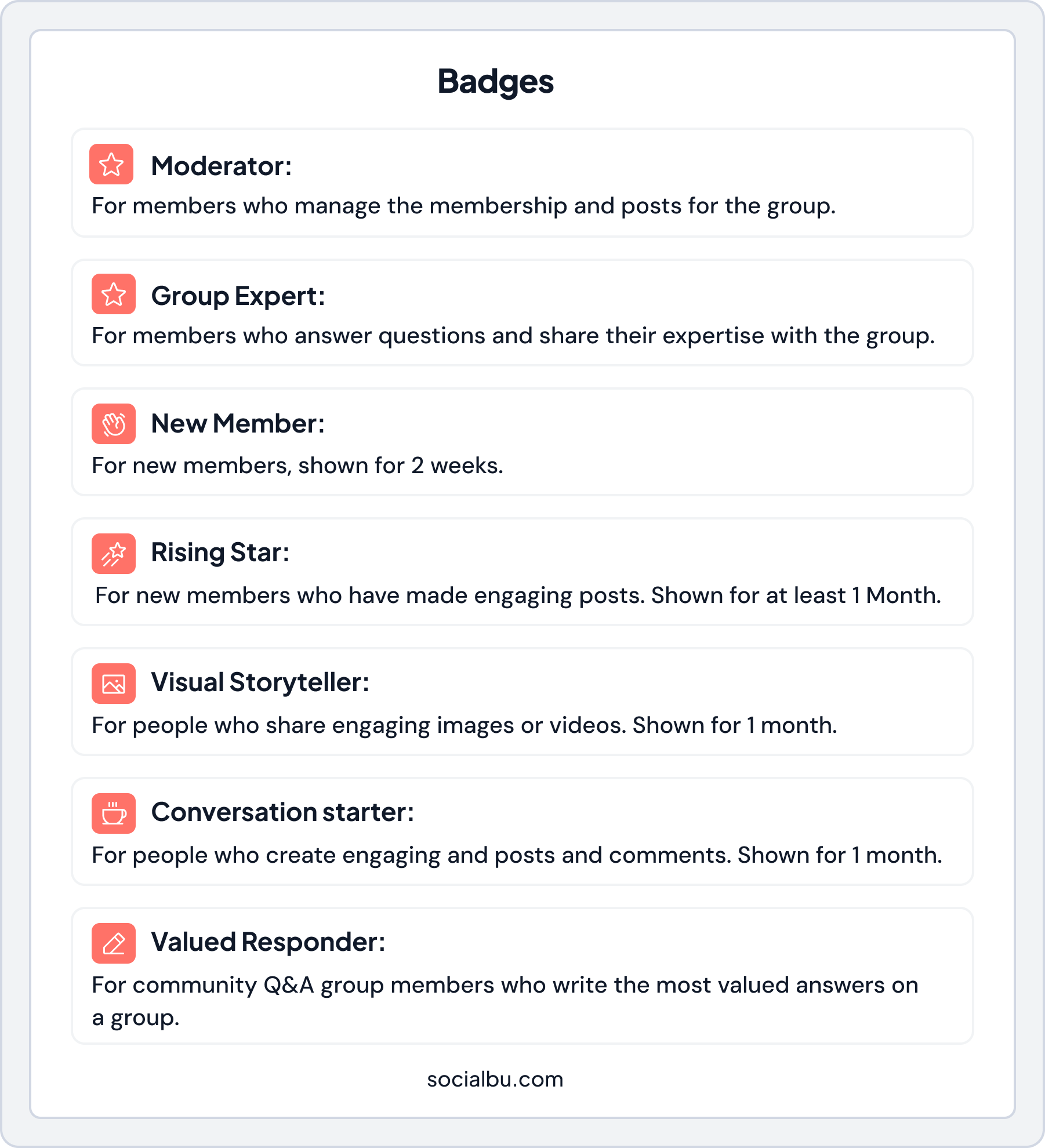Facebook Group Badges