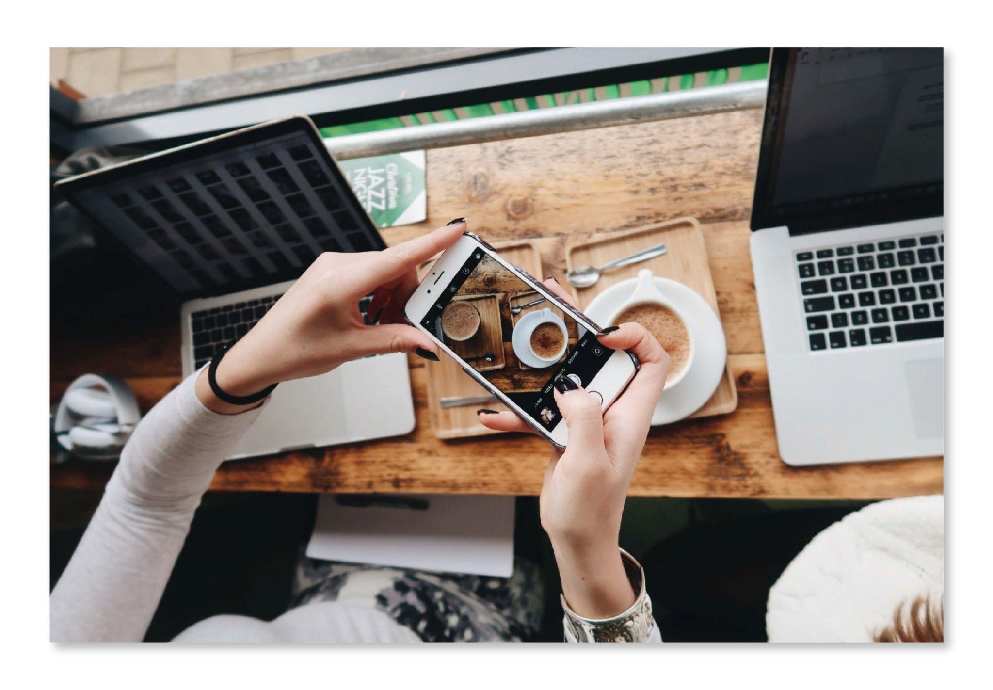 Creative Instagram post idea: Give A Peak at Your Behind-the-scenes