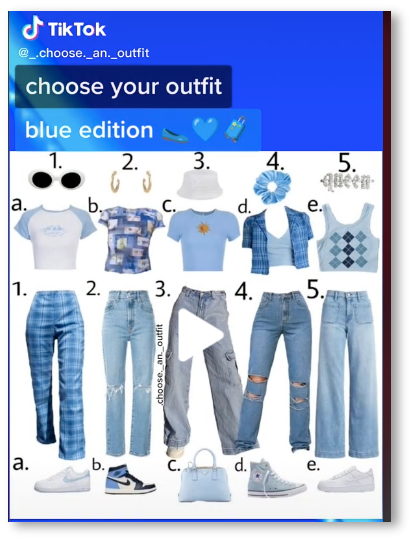 Ask followers to choose my outfit - scroll stopping TikTok idea