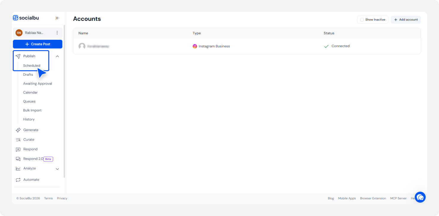 Schedule your Social media posts with SocialBu