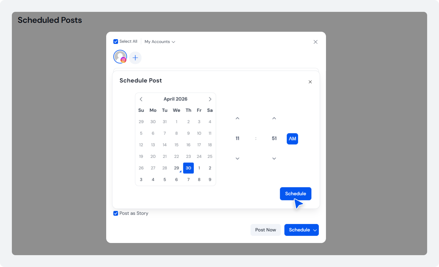 Schedule your Social media posts with SocialBu