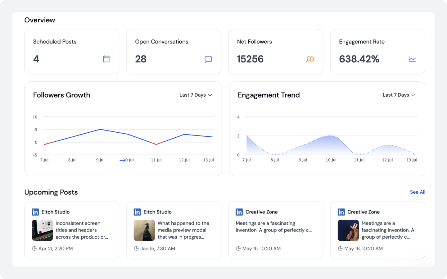 SocialBU Dashboard