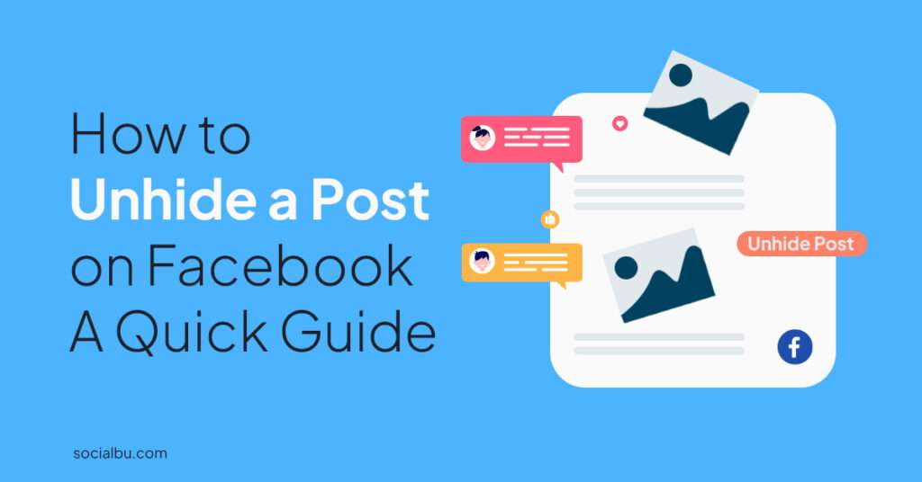 how to unhide a post in facebook