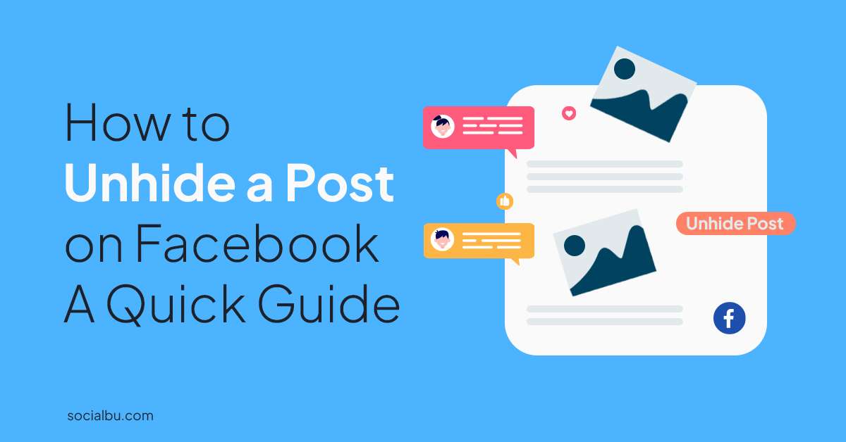 how to unhide a post in facebook