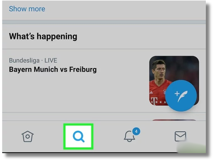 glass-shaped search bar icon