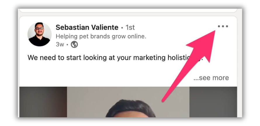 Download LinkedIn video: Copy the Video's Link from LinkedIn 