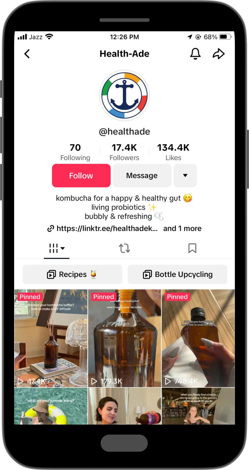TikTok Bio Ideas For Fitness Geeks