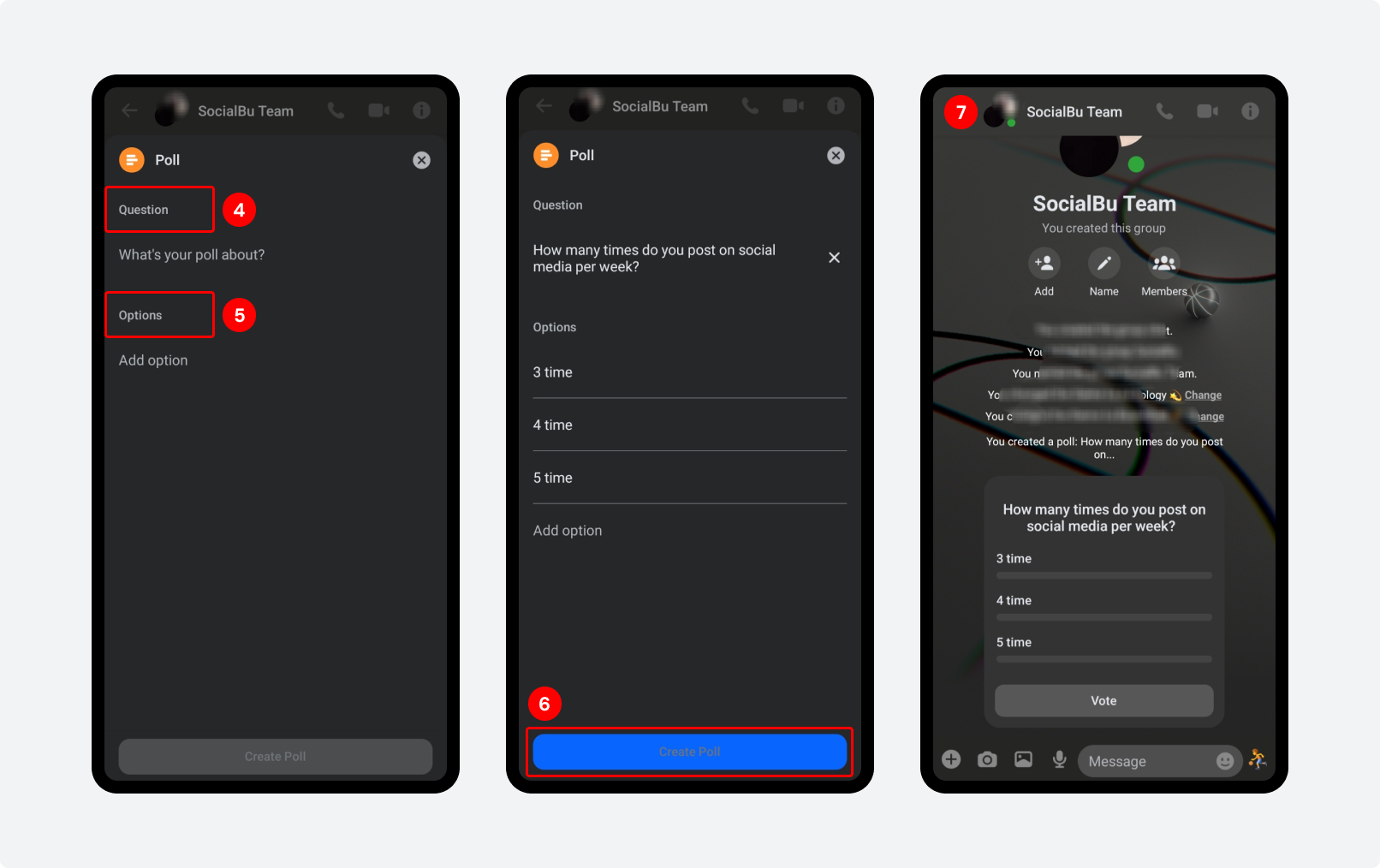 Easily Create a Poll on Messenger