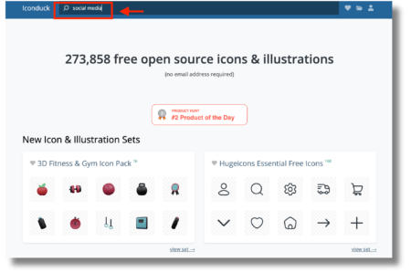 social media icons sets
