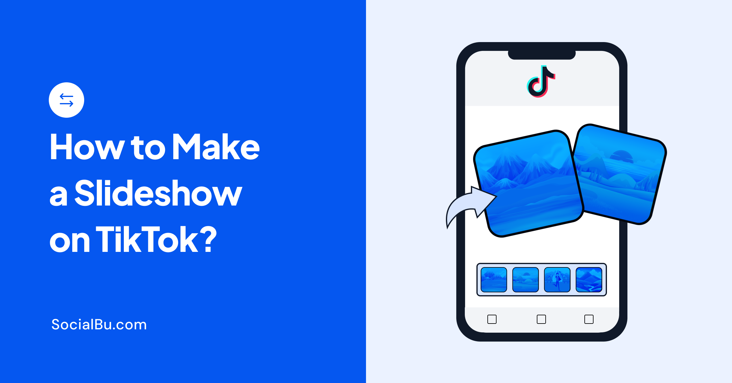 how to make slideshow on tiktok