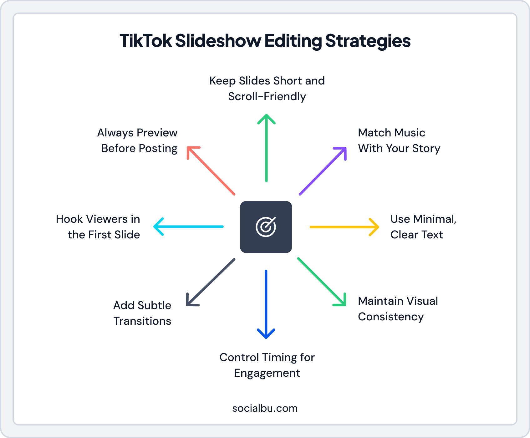 TikTok Slideshow Editing Tips