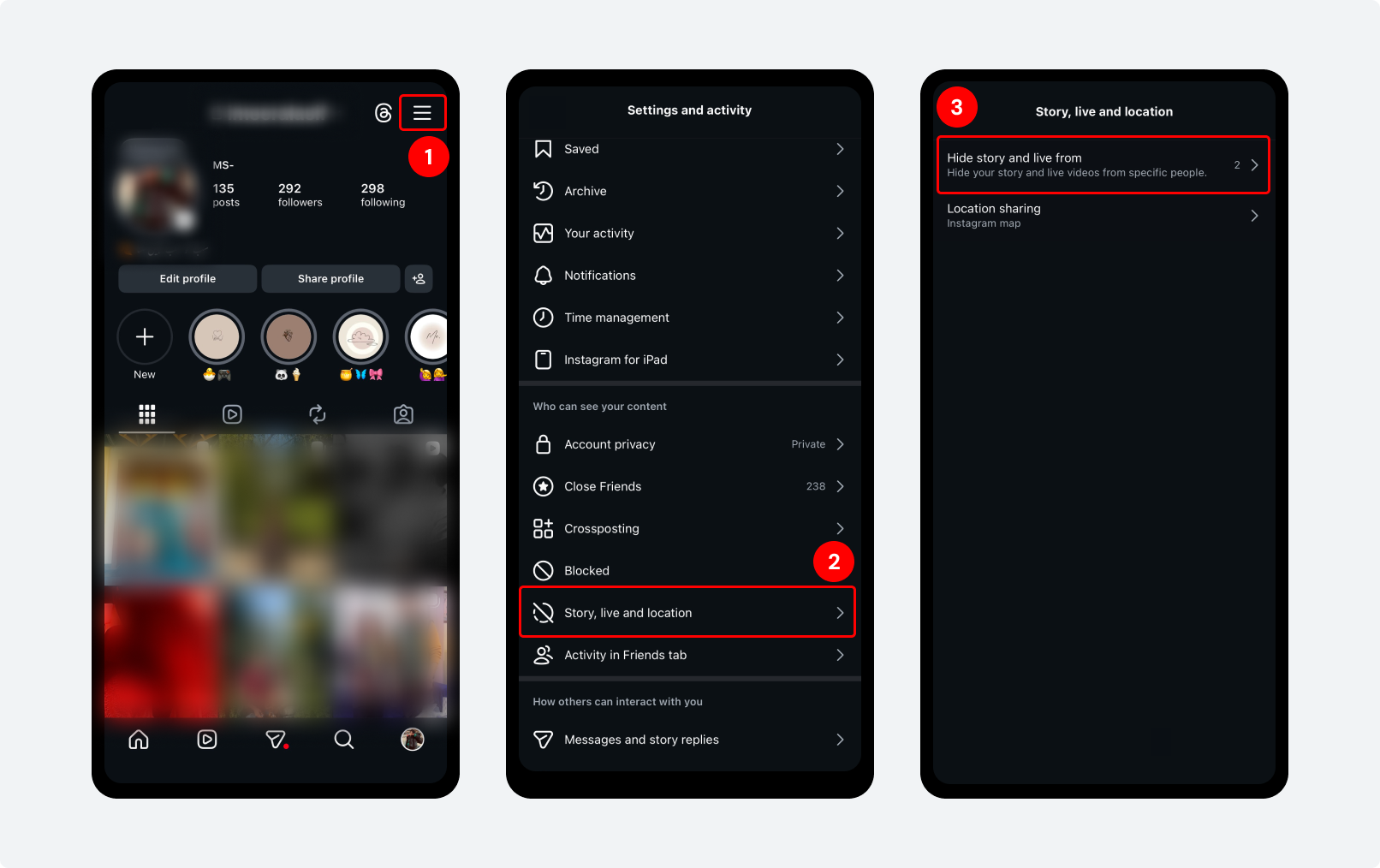 Steps to Hide Story From Someone (iPhone & Android)