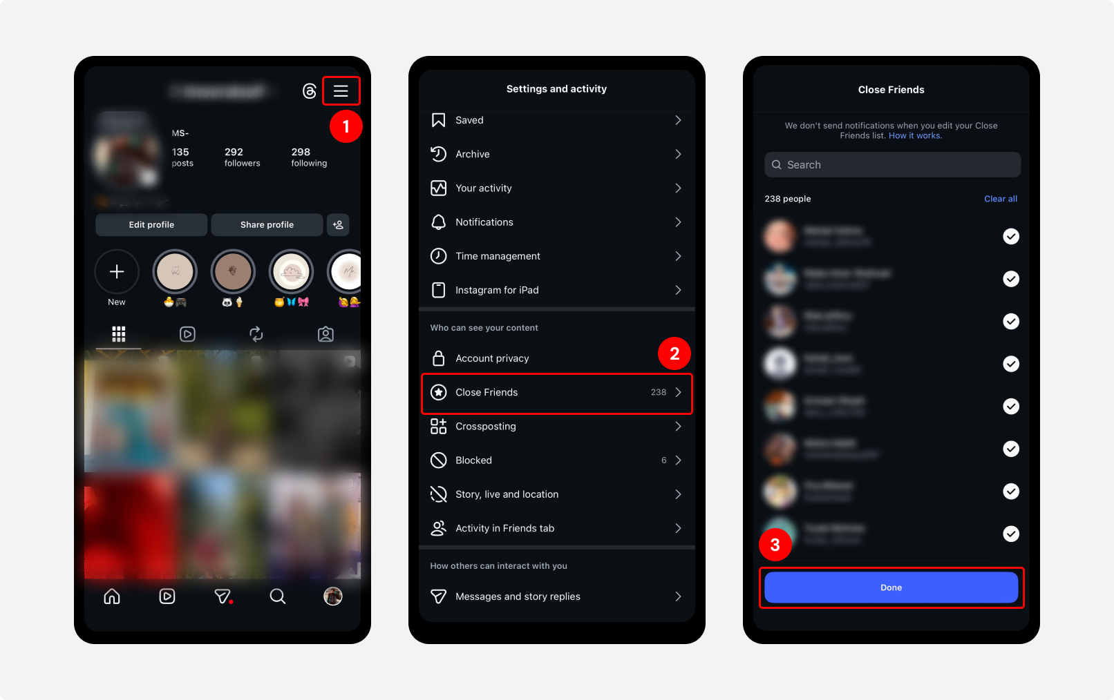 Steps to Use Close Friends (iPhone and Android)