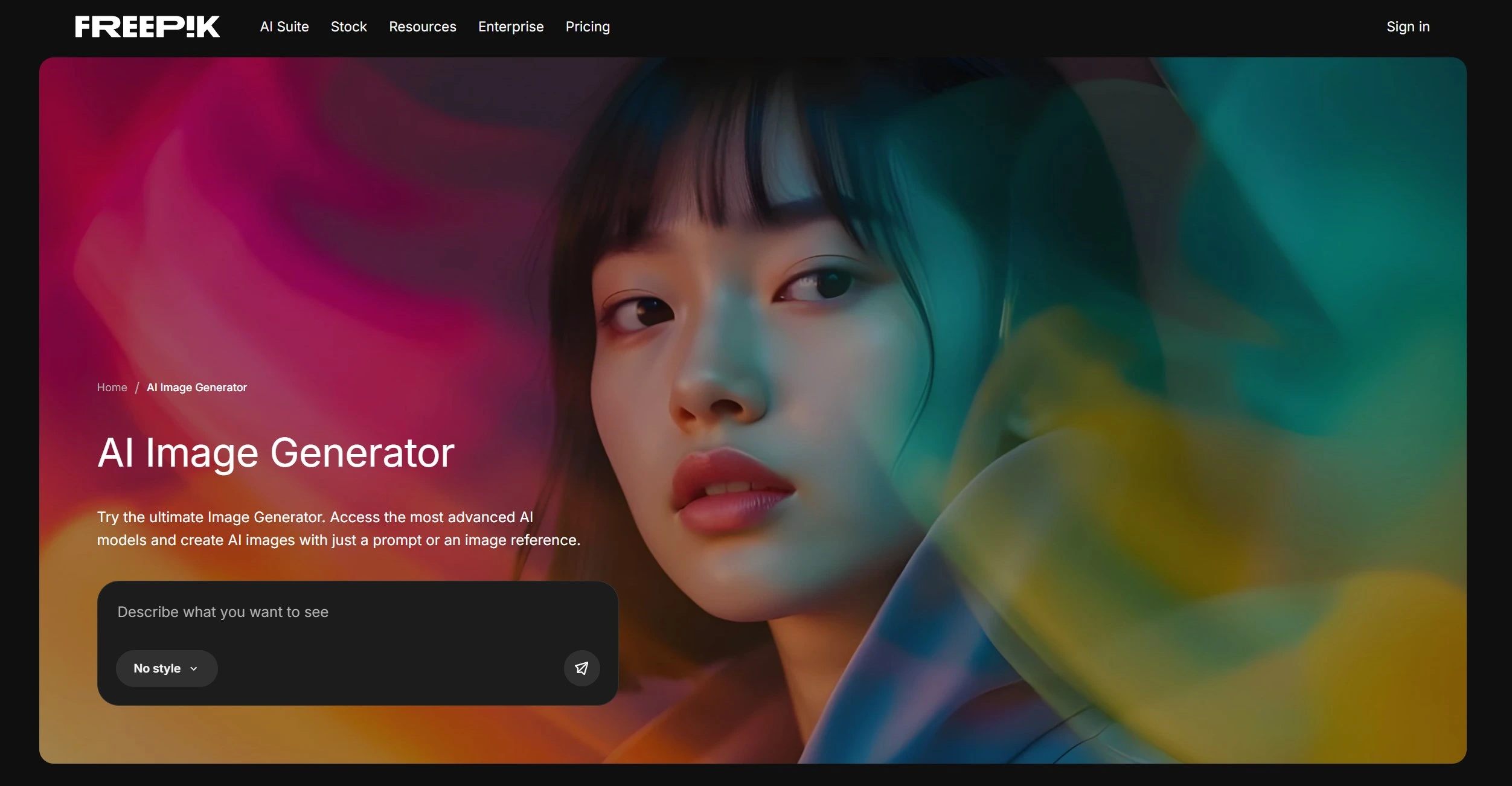 FreePik AI Image Generator