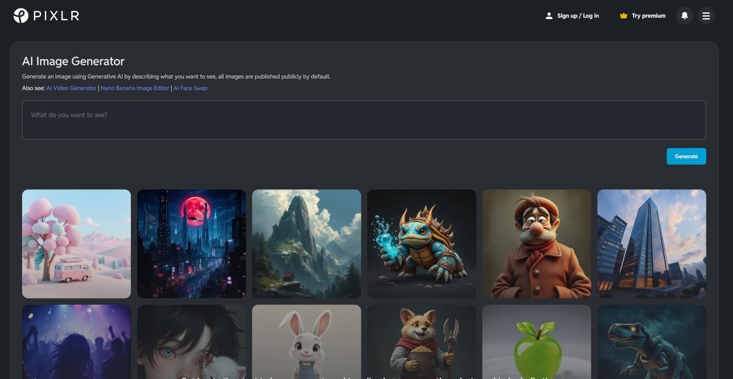 PIXLR AI Image generator