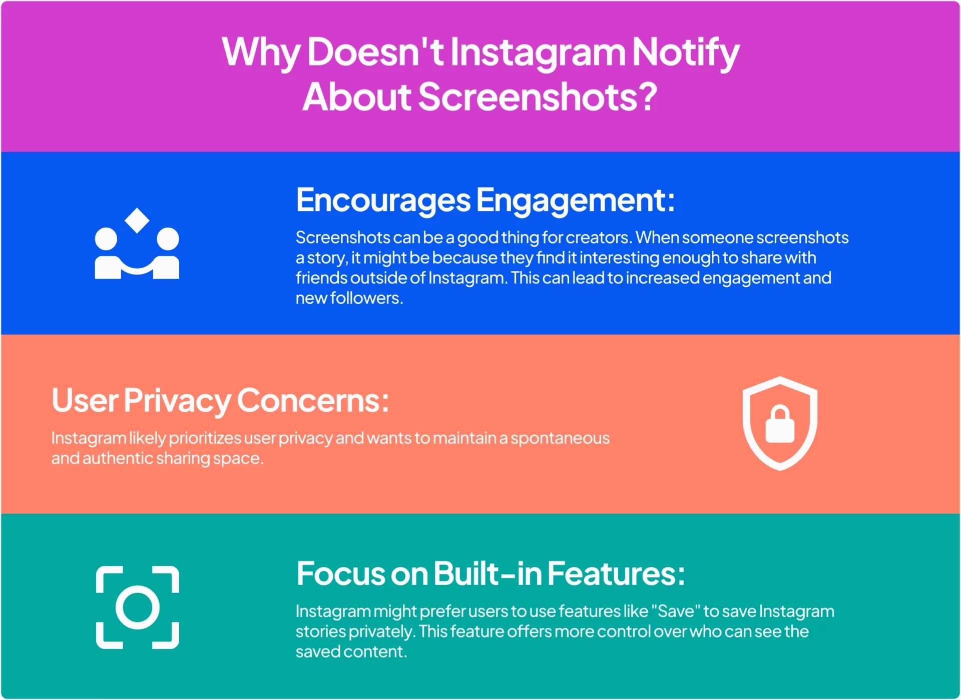 Why Doesn't Instagram Notify About Screenshots?