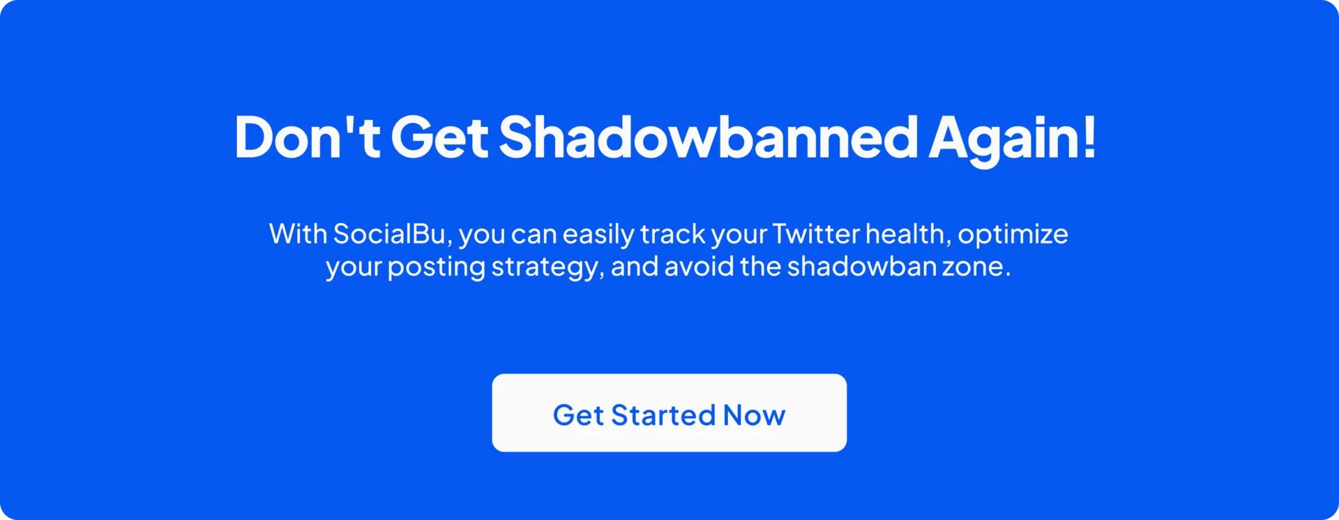 Twitter Shadowban