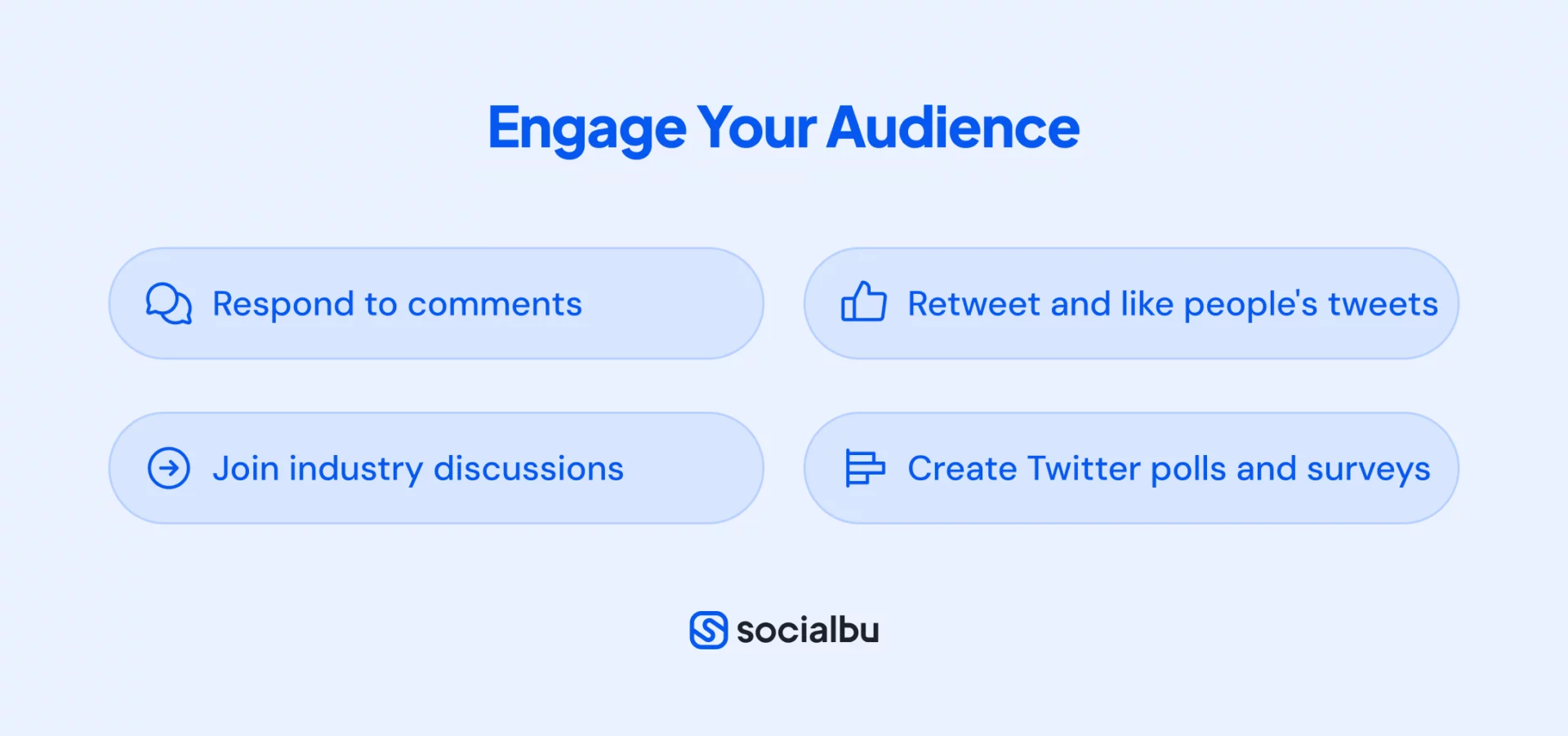 Engage your audience