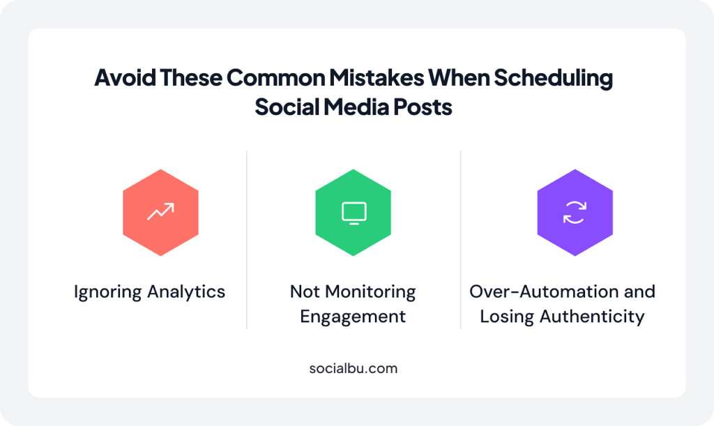 Mistakes to Avoid When Using a Social Media Scheduler