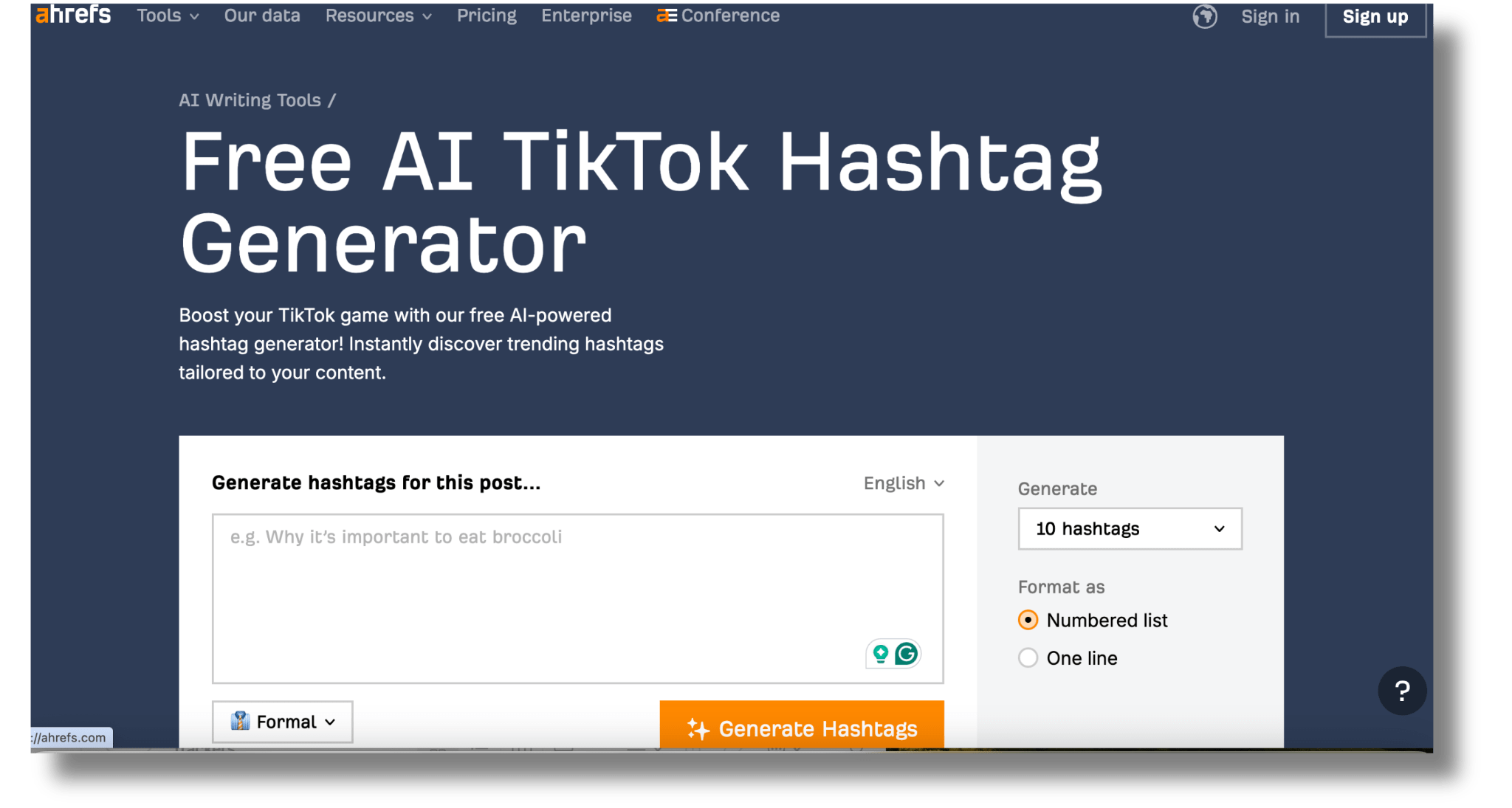 tiktok hashtag generator