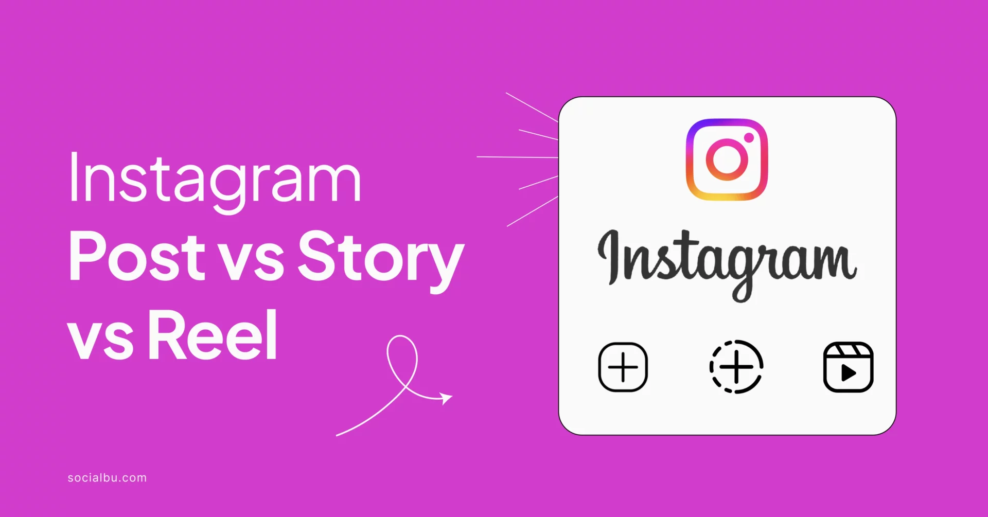 Key Differences Between Instagram Post Vs Story Vs Reel SocialBu Blog
