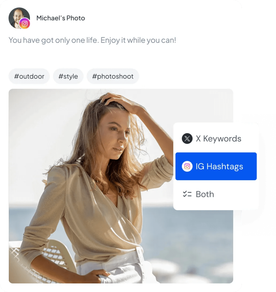 Use SocialBu to Track Hashtags