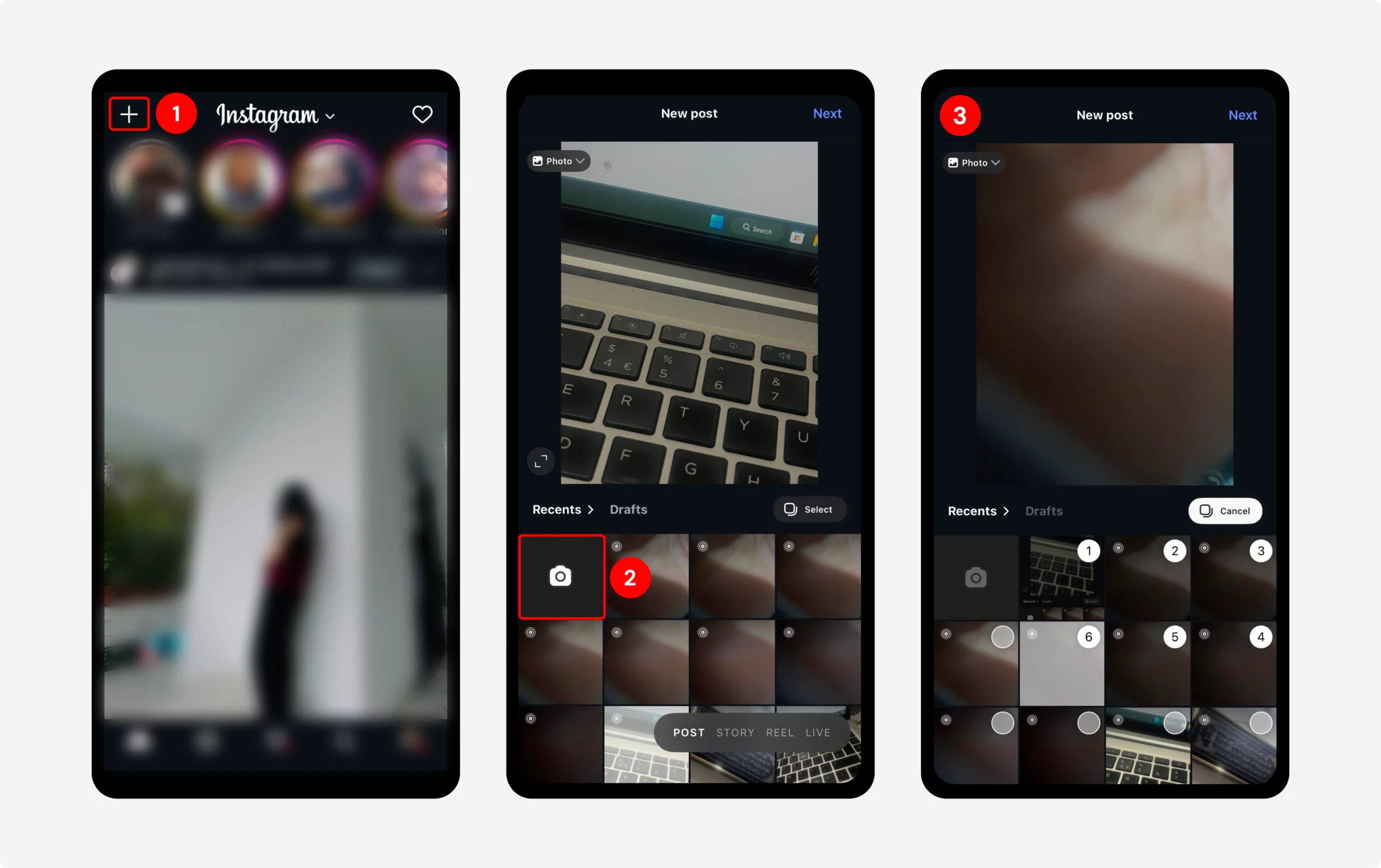 How to post on Instagram from Mobile 
