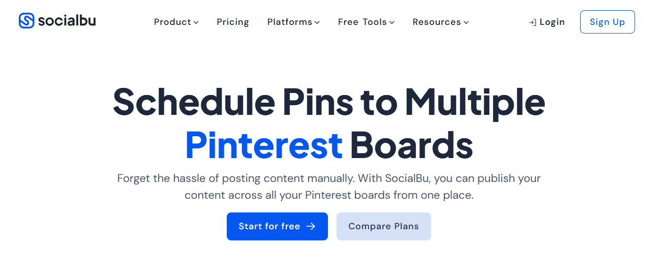 Schedule your pins with SocialBu