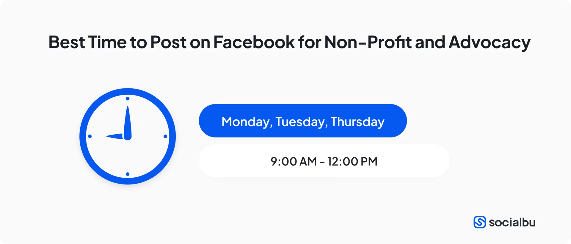 best time to post for non-profit and advocacy industries