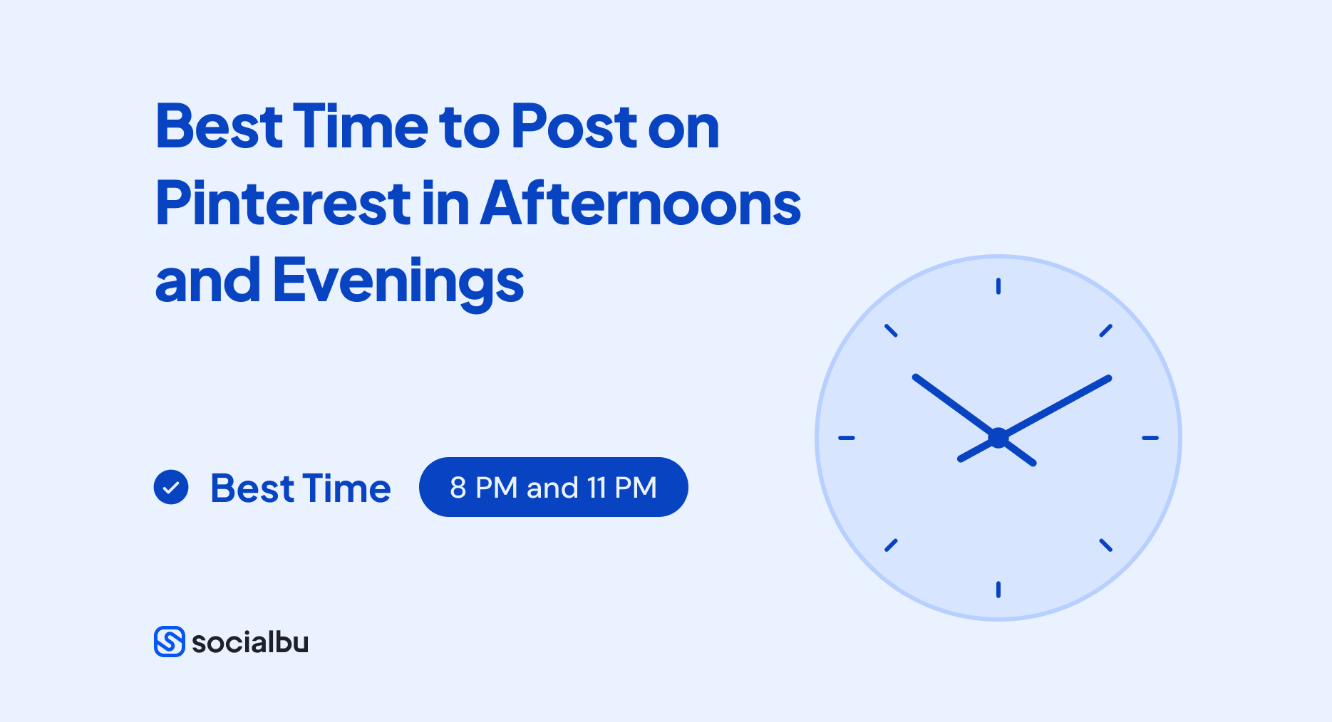 Best time to post on Pinterest in Afternoons and Evenings 