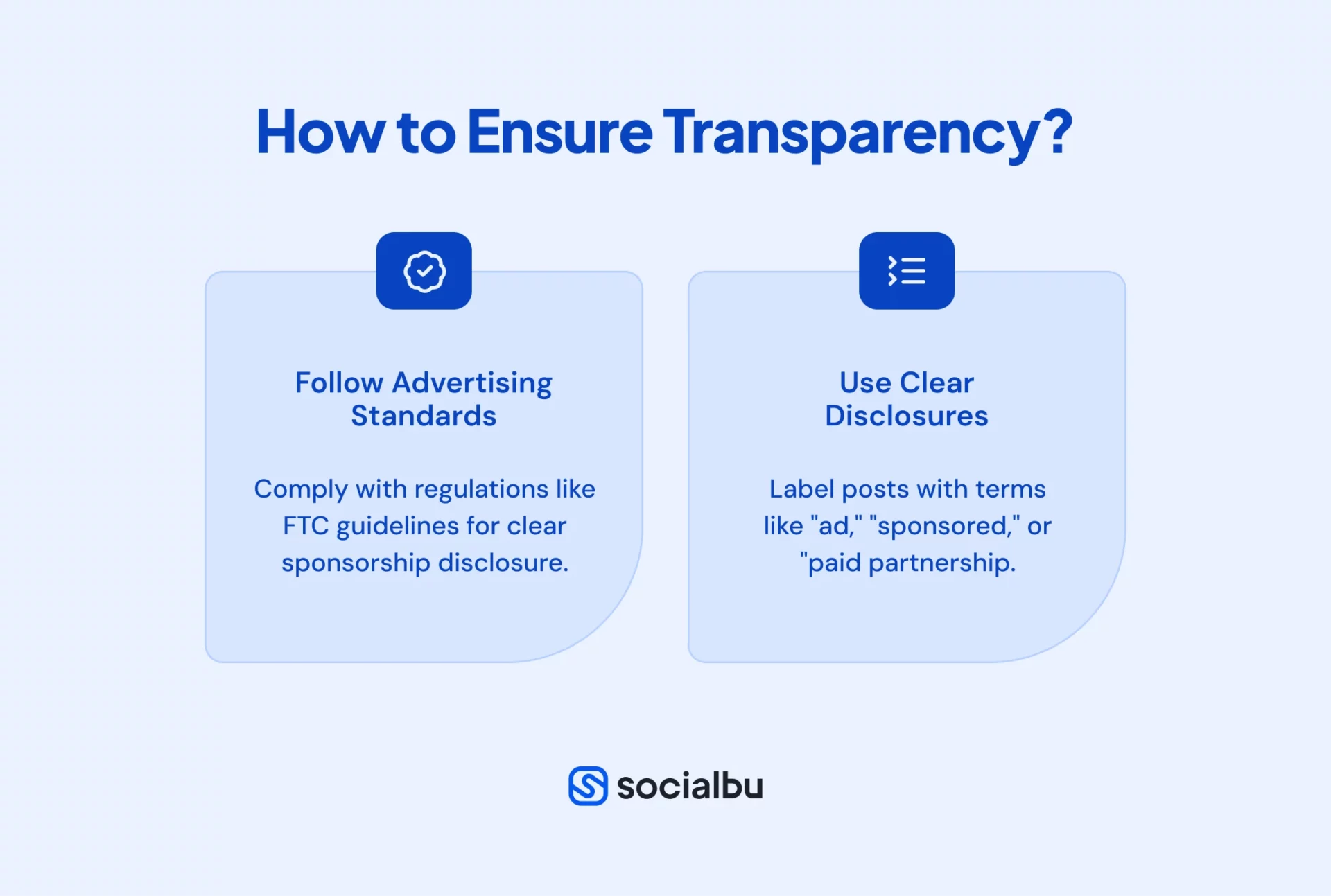 How to ensure Transparency for Influencer Marketing