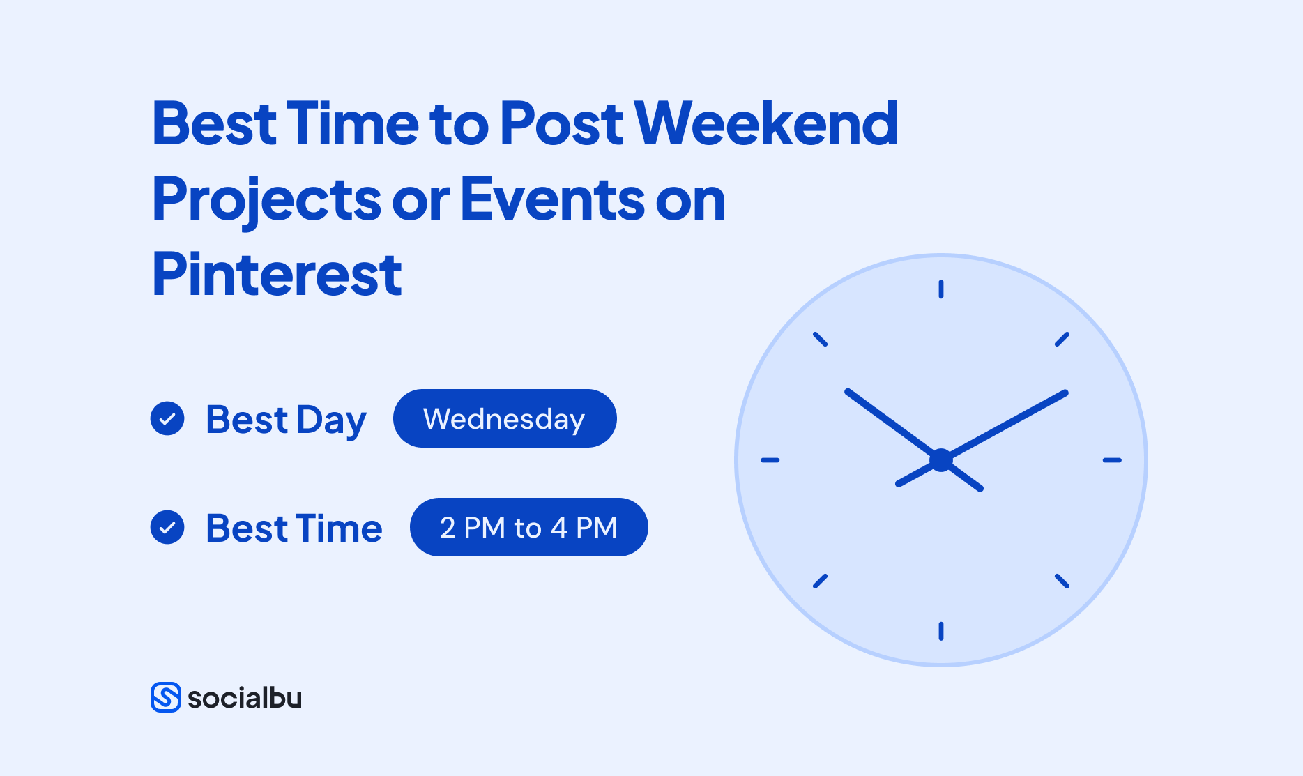 Best day for users planning weekend projects or events