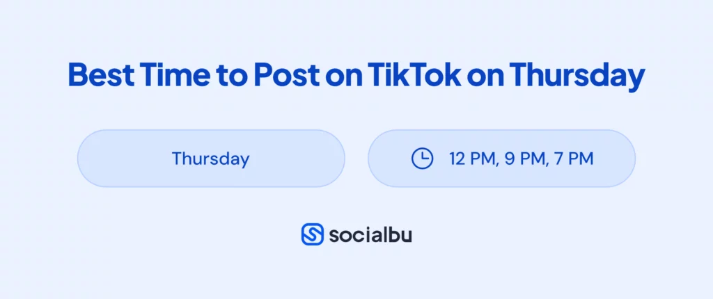 Best Time to Post on TikTok Thursday