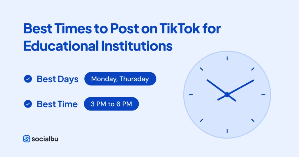 Best Times to Post on TikTok for Educational Institutions