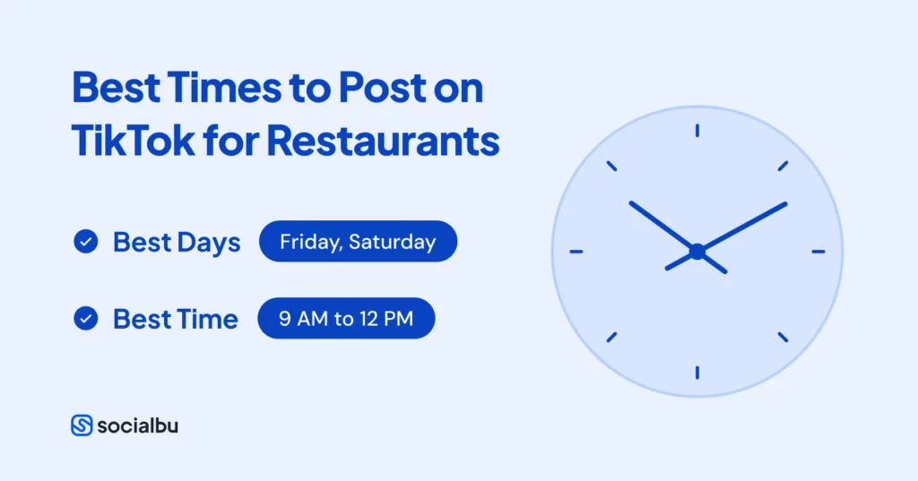 Best Times to Post on TikTok for Restaurants