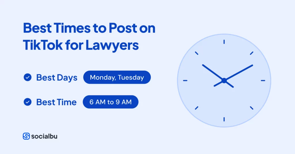 Best Times to Post on TikTok for Lawyers