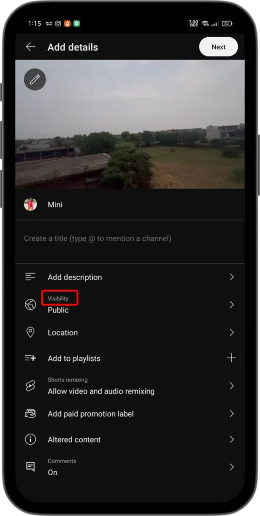 YouTube Short 