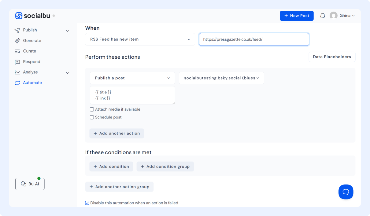 Smart Social Media Automation