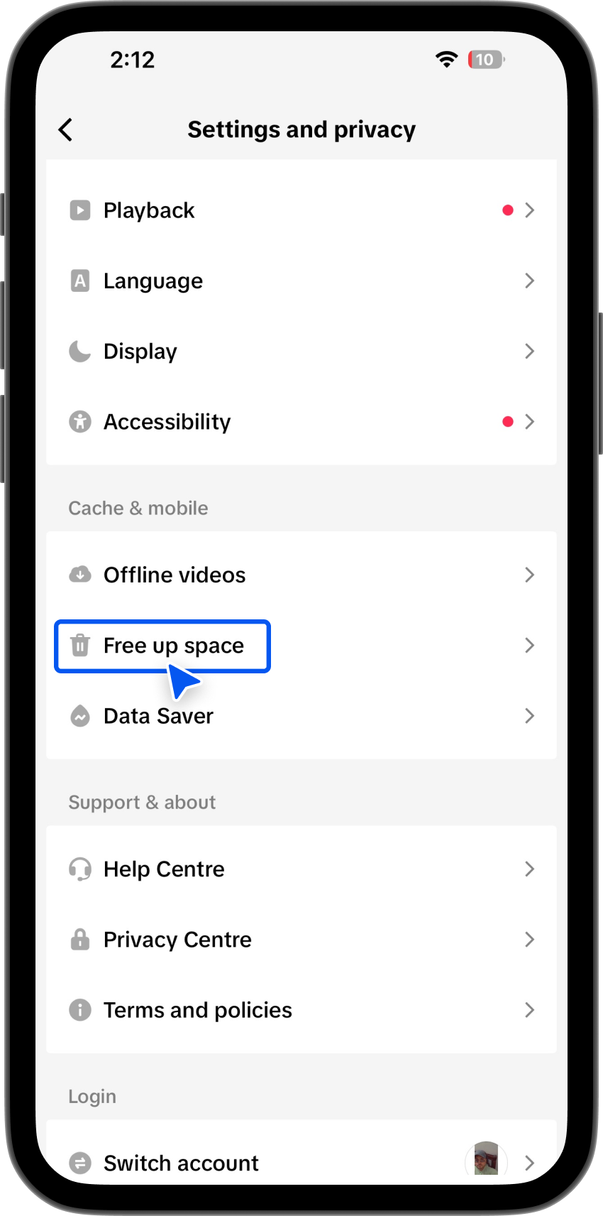 Image of TikTok Settings & Privacy 
