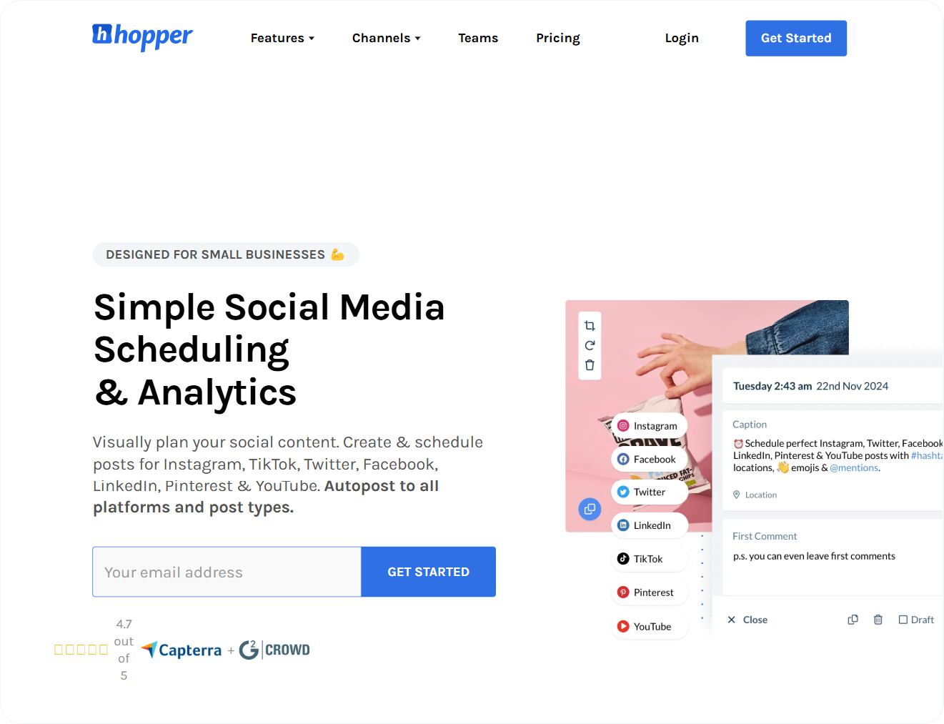Hopper - Best Hootsuite Alternative