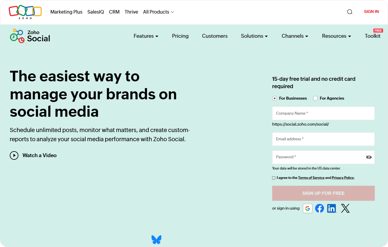 Zoho Social