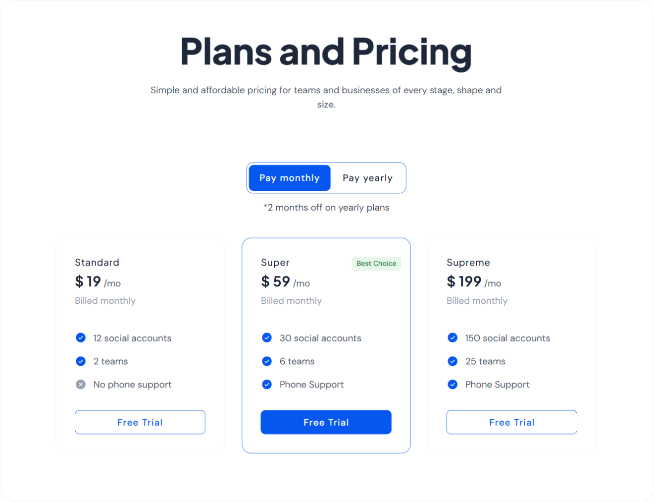 SocialBu Pricing