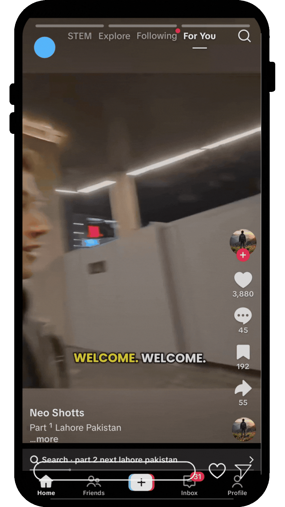 GIF showing how to Use “Why This Post?” to Train the Algorithm?