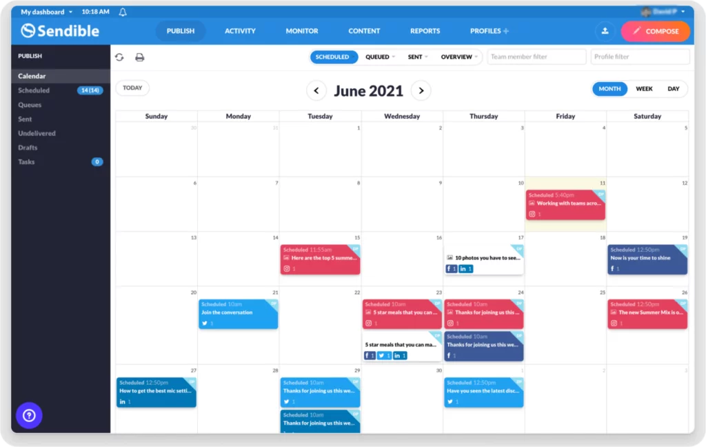 Sendible - Hootsuite Alternative