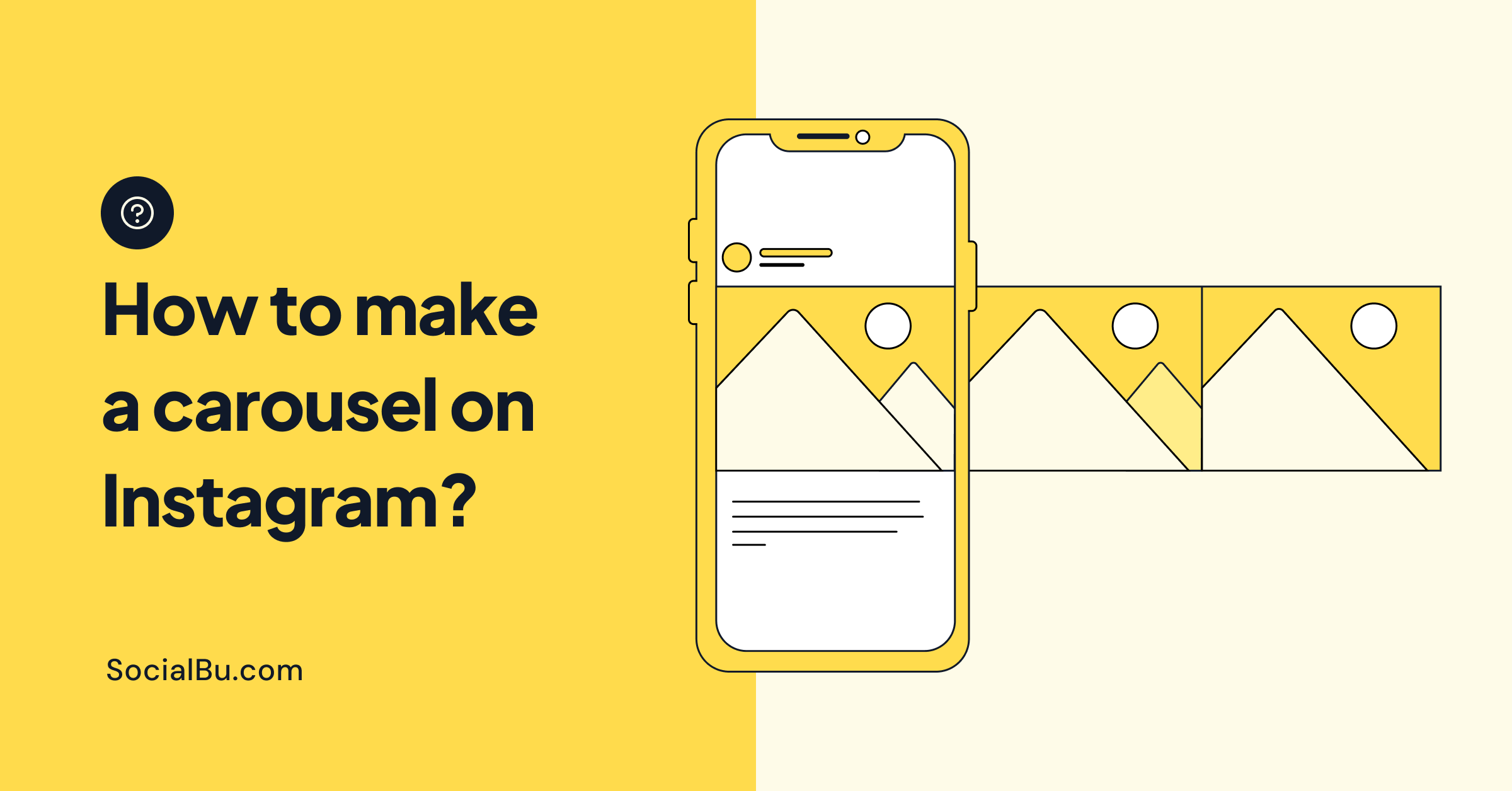 how to make a carousel on Instagram